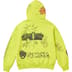 Supreme Sunrise Hooded Sweatshirt - Acid Green (front)
