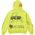 Supreme Sunrise Hooded Sweatshirt - Acid Green (front)