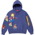 Supreme Sunrise Hooded Sweatshirt - Washed Navy (front)