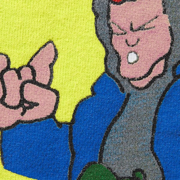 Supreme Sunrise Sweatpant - Acid Green (front)