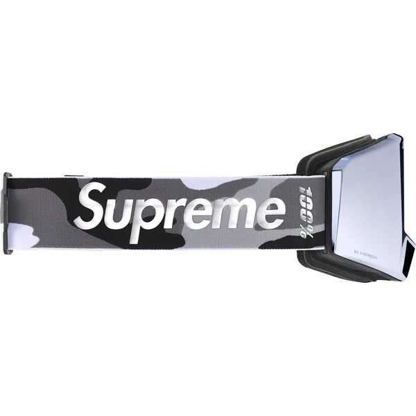 Supreme 100% NORG Goggles - Snow Camo (front)