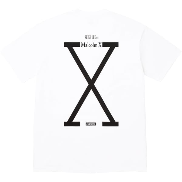 Supreme 40 Acres Malcolm X Tee - White (front)