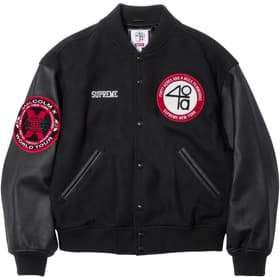 Supreme 40 Acres Malcolm X Varsity Jacket