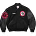 Supreme 40 Acres Malcolm X Varsity Jacket - Black (front)