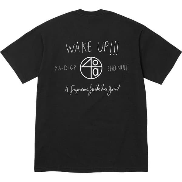Supreme 40 Acres Spike Tee - Black (front)