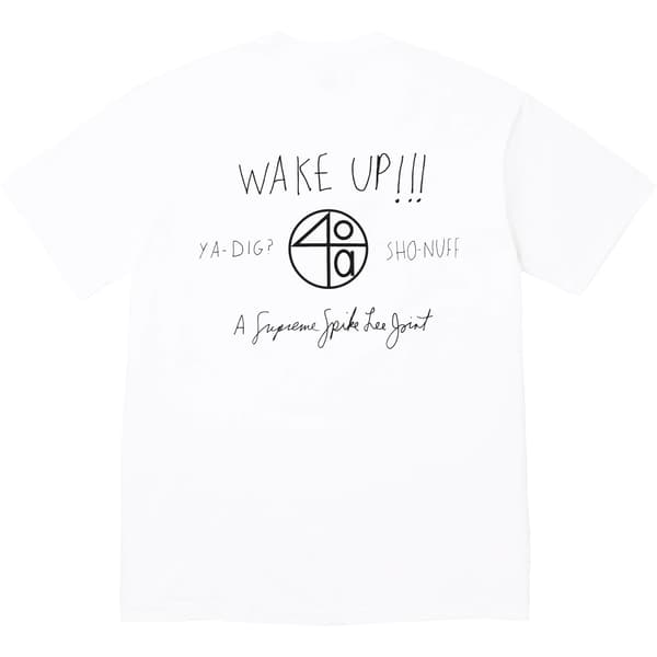 Supreme 40 Acres Spike Tee - White (front)