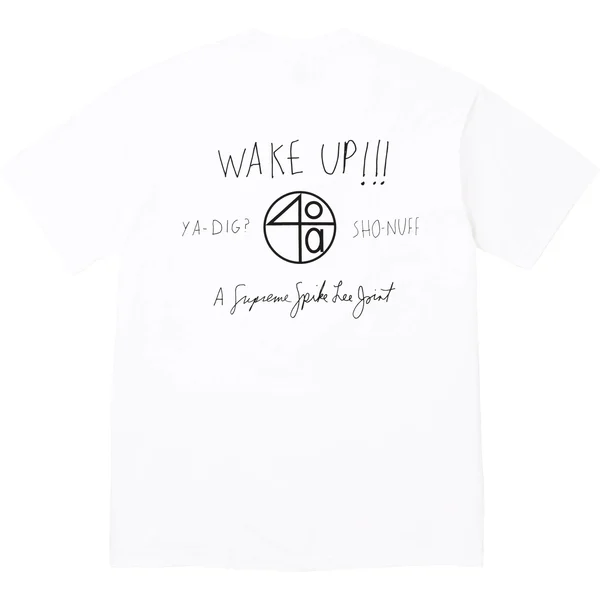 Supreme 40 Acres Spike Tee - White (front)