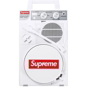 Supreme ANABAS GP-N3S Portable Record Player White