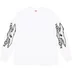 Supreme ANTIHERO Eagle L/S Tee - White (front)