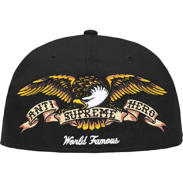 Supreme ANTIHERO New Era - Black (front)