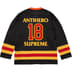 Supreme ANTIHERO Ozzy Hockey Jersey - Black (front)