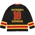 Supreme ANTIHERO Ozzy Hockey Jersey - Black (front)