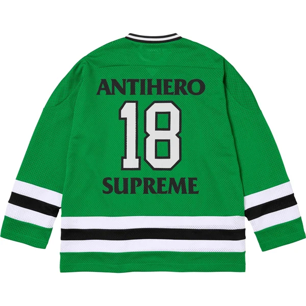 Supreme ANTIHERO Ozzy Hockey Jersey - Green (front)