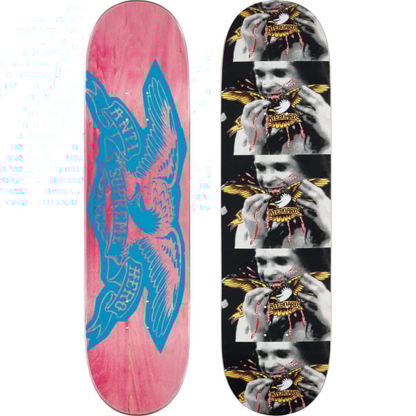 Supreme ANTIHERO Ozzy Skateboard - 8.38” x 32.5” (front)