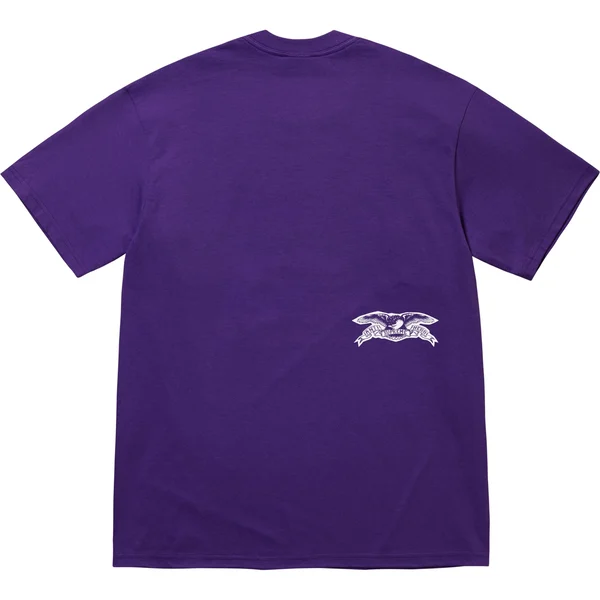 Supreme ANTIHERO Ozzy Tee - Purple (front)