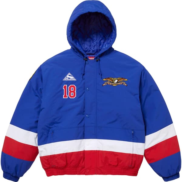 Supreme ANTIHERO Stadium Jacket - Royal (front)