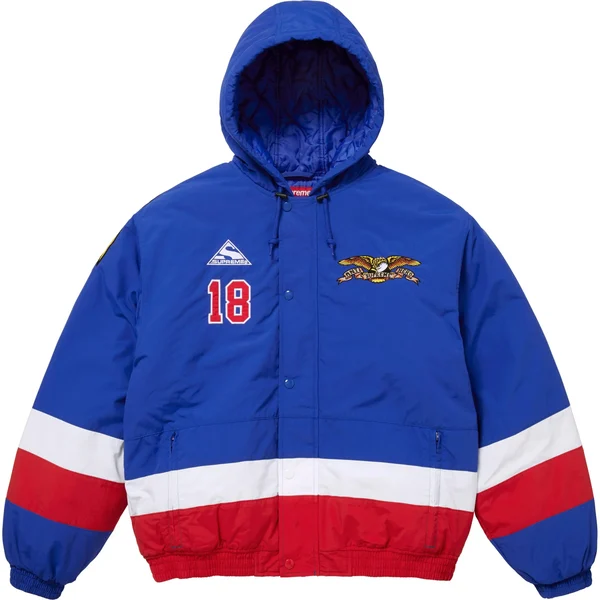 Supreme ANTIHERO Stadium Jacket - Royal (front)