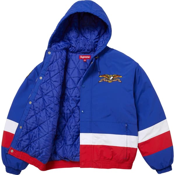 Supreme ANTIHERO Stadium Jacket - Royal (front)