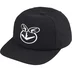 Supreme Aphex Twin 6-Panel - Black (front)
