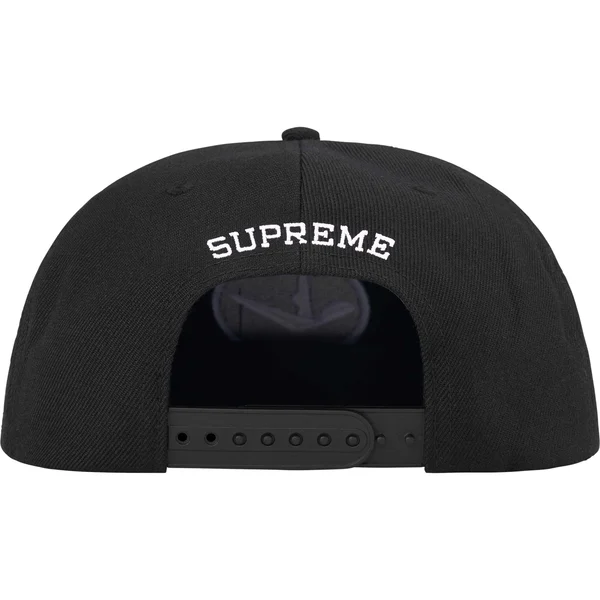 Supreme Aphex Twin 6-Panel - Black (front)