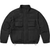 Supreme Aphex Twin Alpha Industries Cargo Jacket - Black (front)