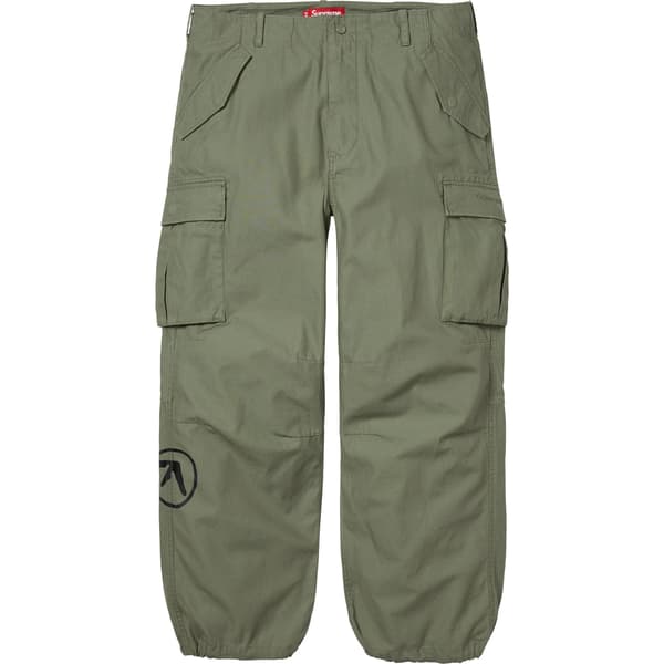 Supreme Aphex Twin Alpha Industries Cargo Pant - Olive (front)