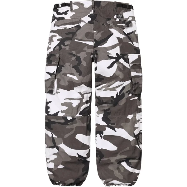 Supreme Aphex Twin Alpha Industries Cargo Pant - Snow Camo (front)