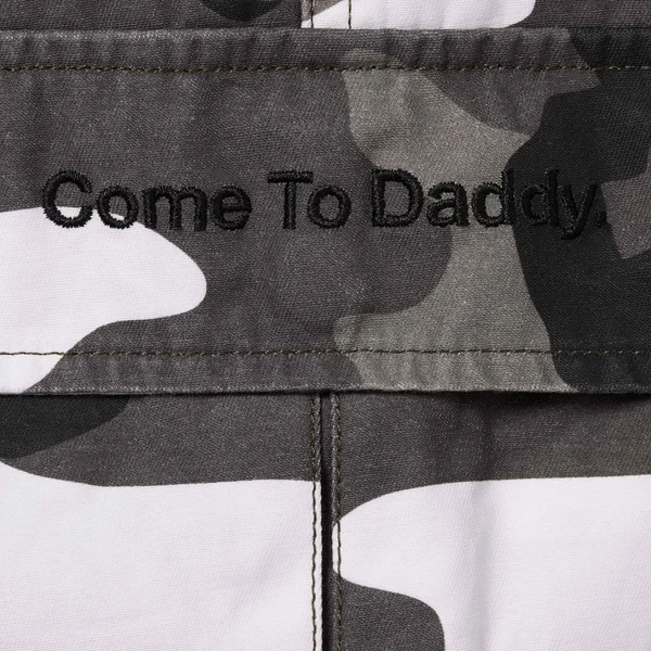 Supreme Aphex Twin Alpha Industries Cargo Pant - Snow Camo (front)