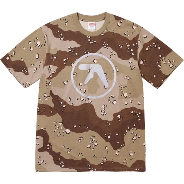 Supreme Aphex Twin Ambient Works Tee - Chocolate Chip Camo (front)