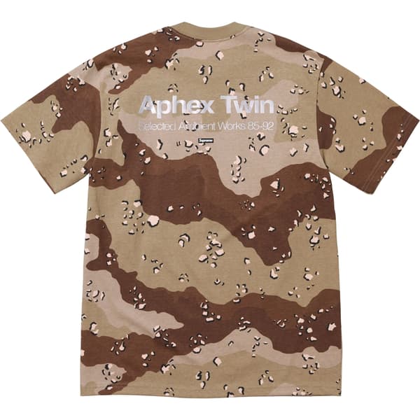 Supreme Aphex Twin Ambient Works Tee - Chocolate Chip Camo (front)