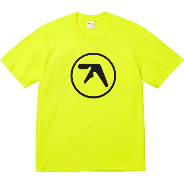 Supreme Aphex Twin Ambient Works Tee - Fluorescent Yellow (front)