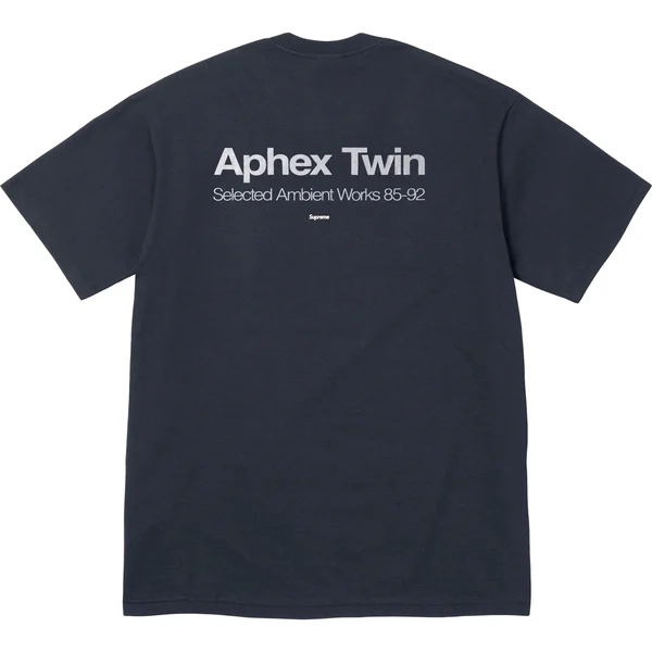 Supreme Aphex Twin Ambient Works Tee - Navy (front)