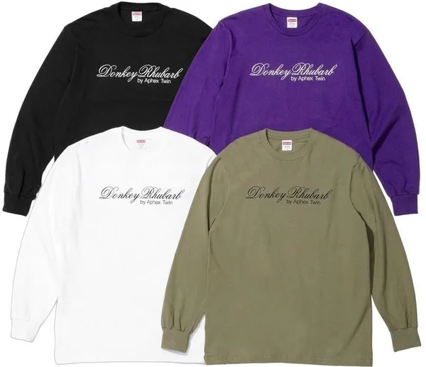 Supreme Aphex Twin Donkey Rhubarb L/S Tee - Product Image