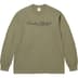 Supreme Aphex Twin Donkey Rhubarb L/S Tee - Light Olive (front)