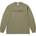 Supreme Aphex Twin Donkey Rhubarb L/S Tee - Light Olive (front)