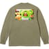 Supreme Aphex Twin Donkey Rhubarb L/S Tee - Light Olive (front)