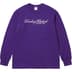 Supreme Aphex Twin Donkey Rhubarb L/S Tee - Purple (front)