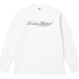 Supreme Aphex Twin Donkey Rhubarb L/S Tee White
