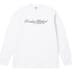 Supreme Aphex Twin Donkey Rhubarb L/S Tee - White (front)