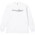 Supreme Aphex Twin Donkey Rhubarb L/S Tee - White (front)