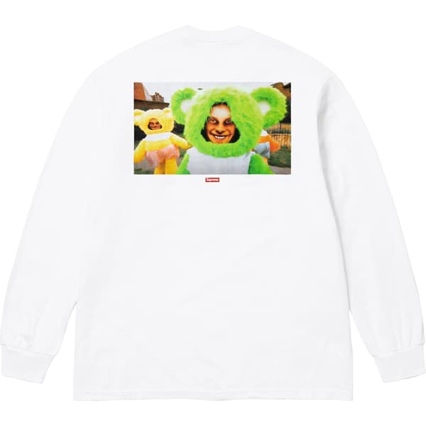 Supreme Aphex Twin Donkey Rhubarb L/S Tee - White (front)