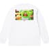 Supreme Aphex Twin Donkey Rhubarb L/S Tee - White (front)