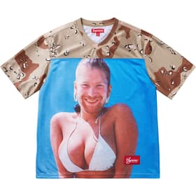 Supreme Aphex Twin Football Jersey Chocolate Chip Camo