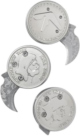Supreme Aphex Twin Mantis Coin Knife Silver
