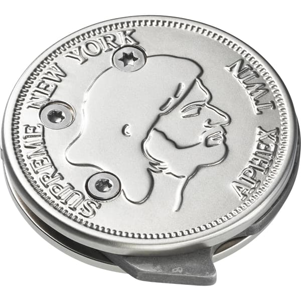 Supreme Aphex Twin Mantis Coin Knife - Silver (front)