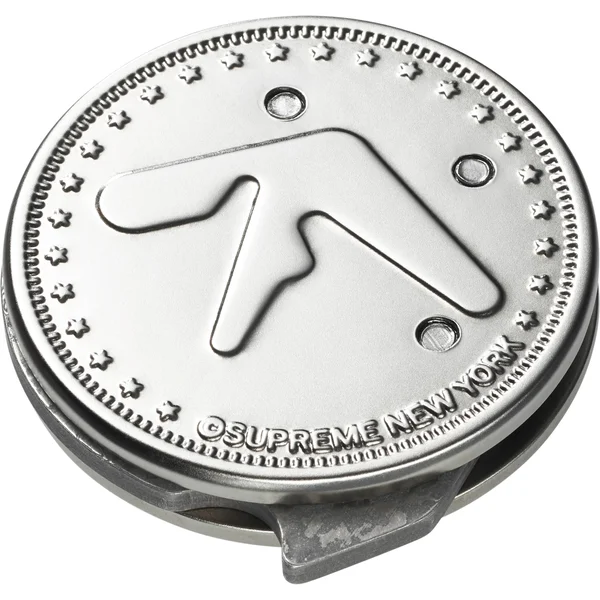 Supreme Aphex Twin Mantis Coin Knife - Silver (front)