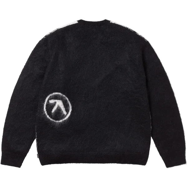 Supreme Aphex Twin Mohair Sweater - Black (front)
