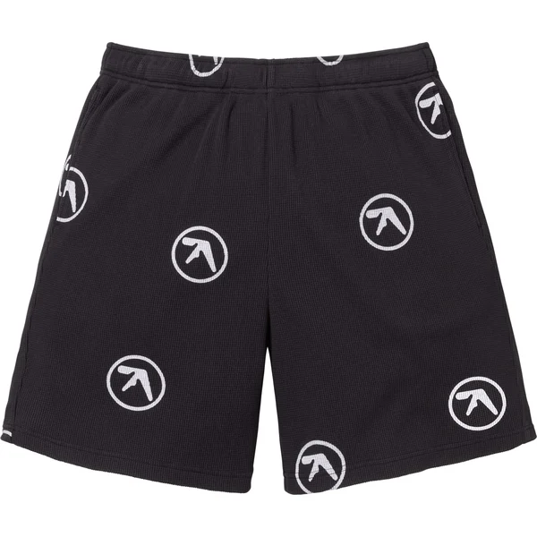 Supreme Aphex Twin Thermal Short - Black (front)