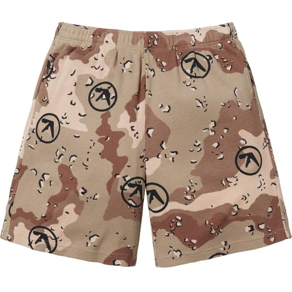 Supreme Aphex Twin Thermal Short - Chocolate Chip Camo (front)