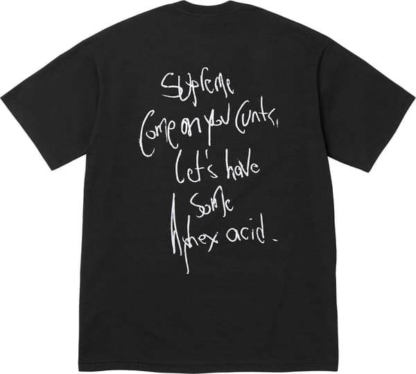 Supreme Aphex Twin Windowlicker Tee - Black (front)